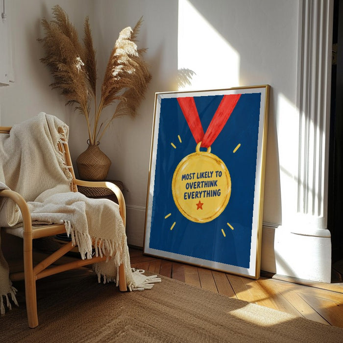 Most Likely To Overthink — Art Print Vertical #02