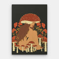 Mushroom Woman Canvas — Canvas Vertical #01