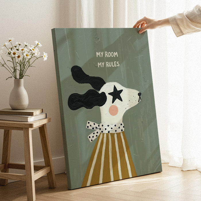 My Room My Rules Canvas