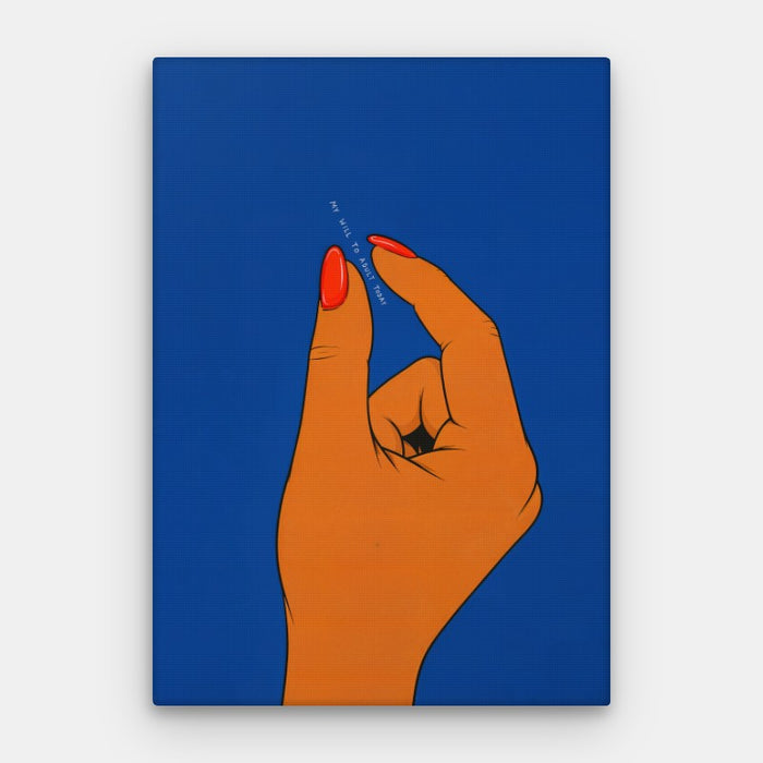 My Will To Adult Canvas — Canvas Vertical #01