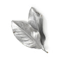Natural Painted Magnolia Leaves, 10-Piece, Nickel