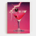 Neon Kiss Canvas