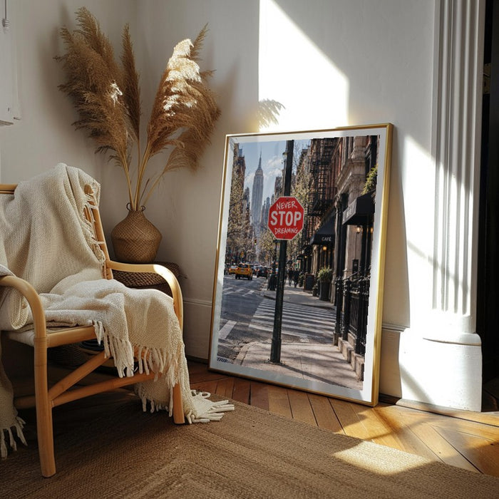 Never Stop Dreaming — Art Print Vertical #02