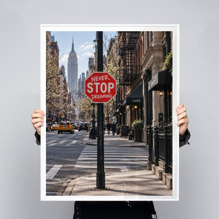 Never Stop Dreaming — Art Print Vertical #03
