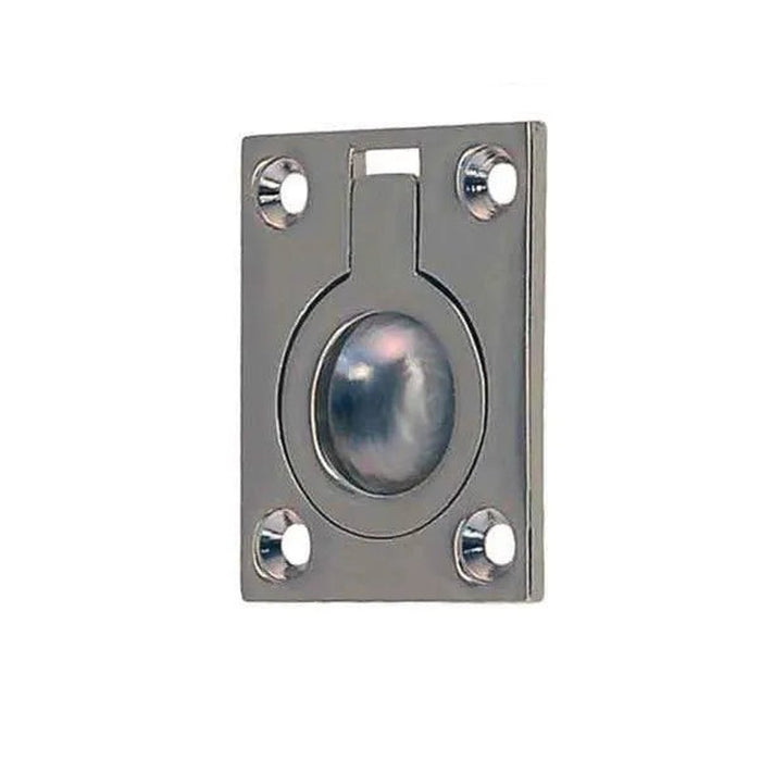 Nickel Campaign Finger Pull - paxton hardware ltd