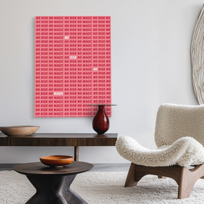 No Risk No Magic Canvas — Canvas Vertical #02