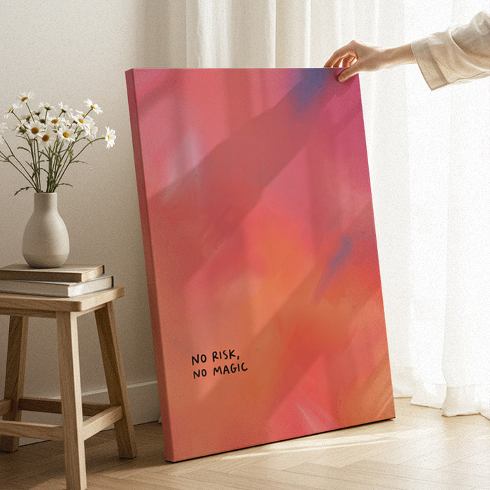 No Risk No Magic Canvas