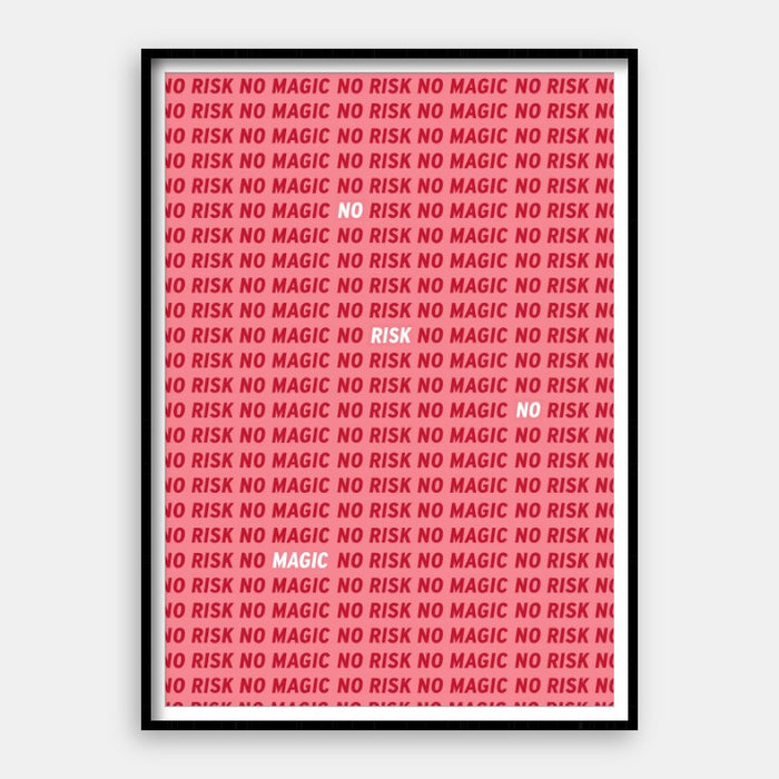 No Risk No Magic — Art Print Vertical #01
