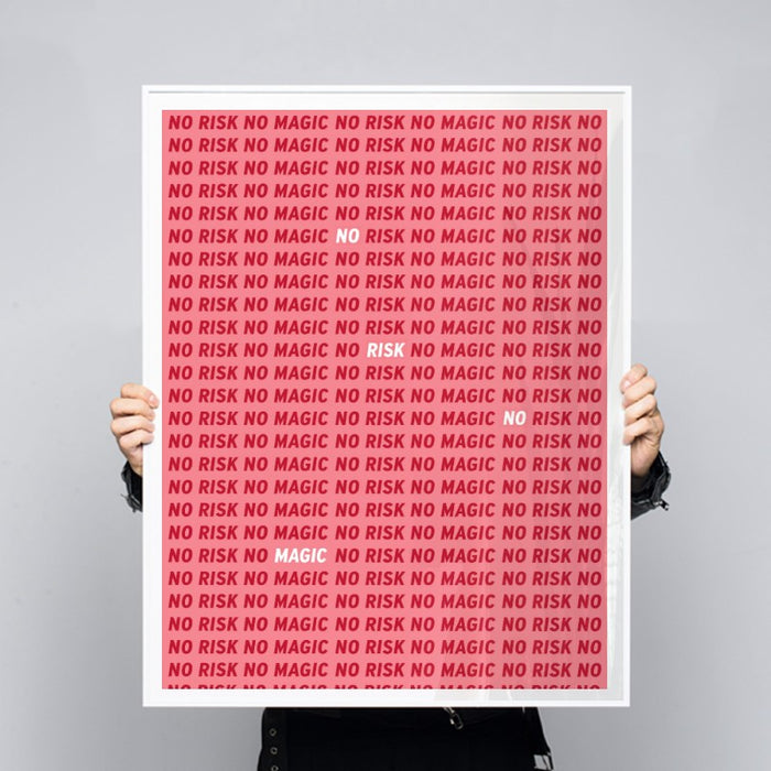 No Risk No Magic — Art Print Vertical #03
