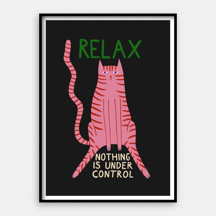 Nothing Is Under Control — Art Print Vertical #01
