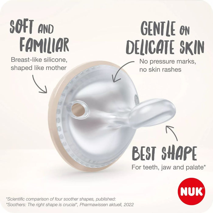 NUK PERFECT MATCH SILICONE SOOTHER- 2 PACK