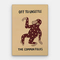 Off To Unsettle Canvas — Canvas Vertical #01
