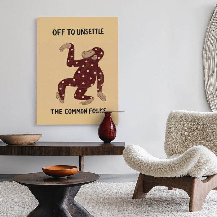 Off To Unsettle Canvas — Canvas Vertical #02