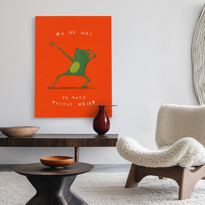 On My Way Again Canvas — Canvas Vertical #02