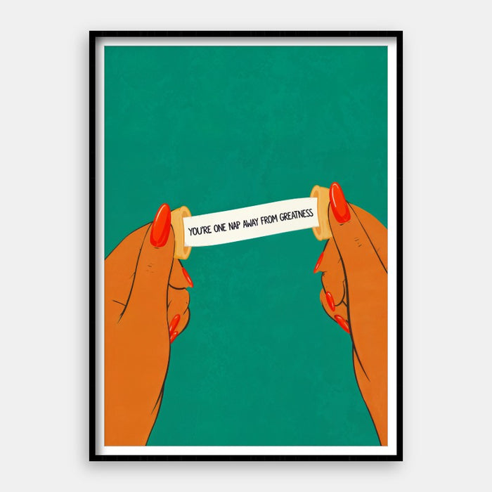 One Nap Away — Art Print Vertical #01