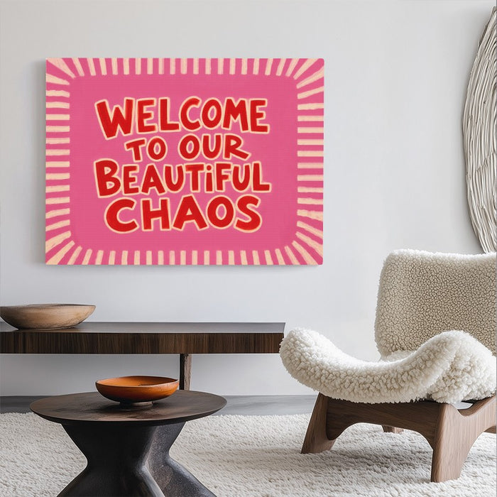Our Beautiful Chaos Canvas — Canvas Horizontal #02