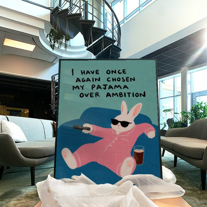 Pajama Over Ambition — Art Print Vertical #04