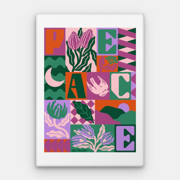 Peace Canvas — Canvas Vertical #01