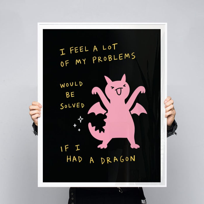 Pet Dragon — Art Print Vertical #03