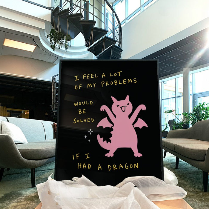Pet Dragon — Art Print Vertical #04