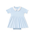 Product photo of the Peter Pan Collar Bodysuit Dress in Breeze