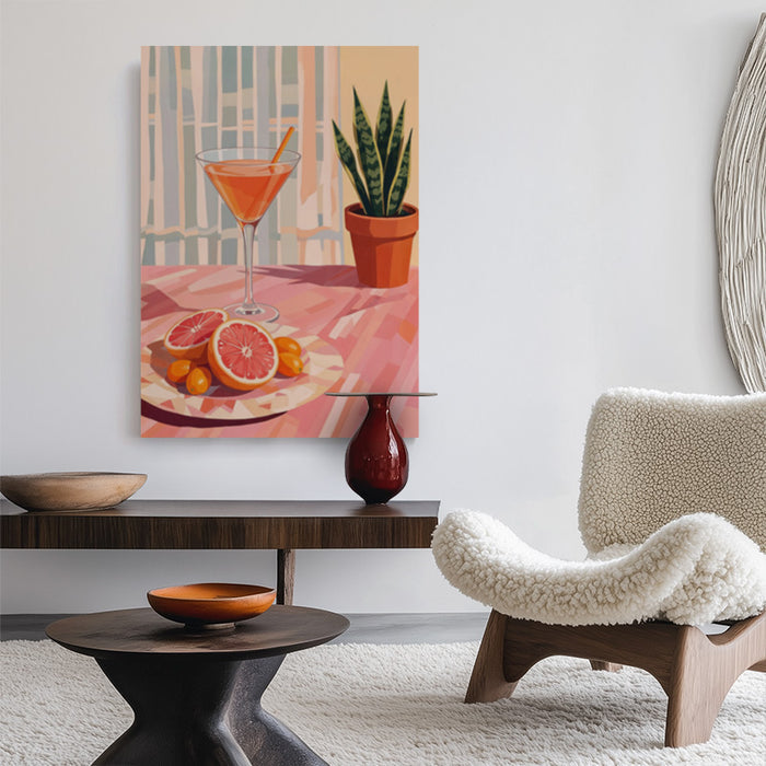 Pink Hour Ritual Canvas