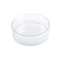 Plastic Round Container, Clear, 6-Inch