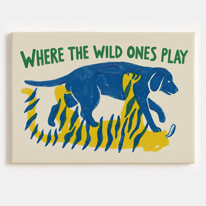 Playful Friends Canvas