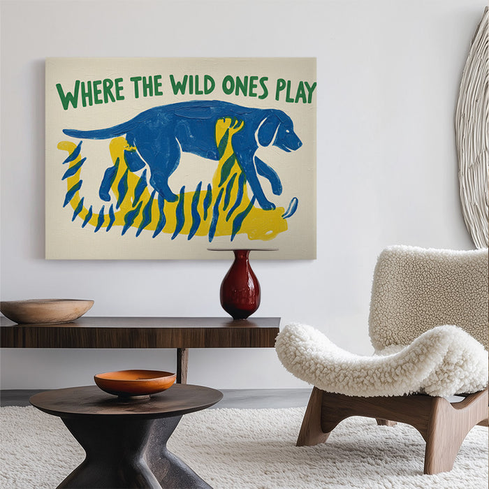 Playful Friends Canvas