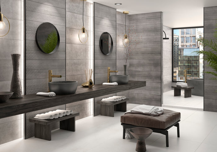 Porcelain Tile TAU DEVON Flooring Collection by DAX