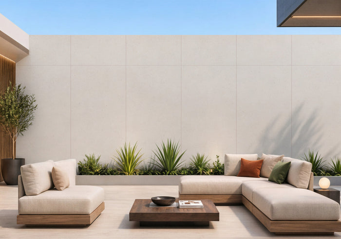 Porcelain Tile TAU TU CALCARE Flooring Collection by DAX