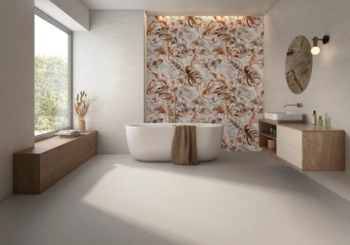 Porcelain Tile TAU TU CALCARE Flooring Collection by DAX