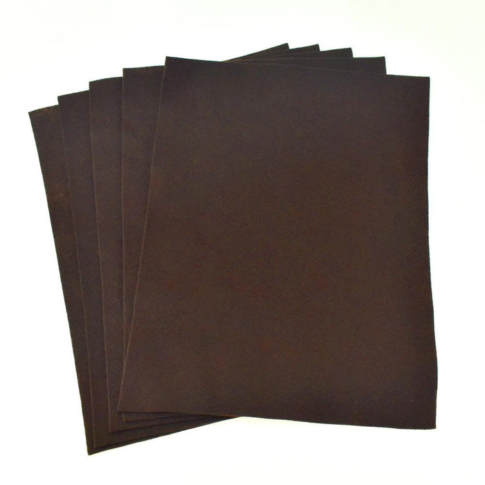 Premium Craft Felt Sheets, 8-1/2-Inch x 11-Inch, 5-Count, Dark Brown