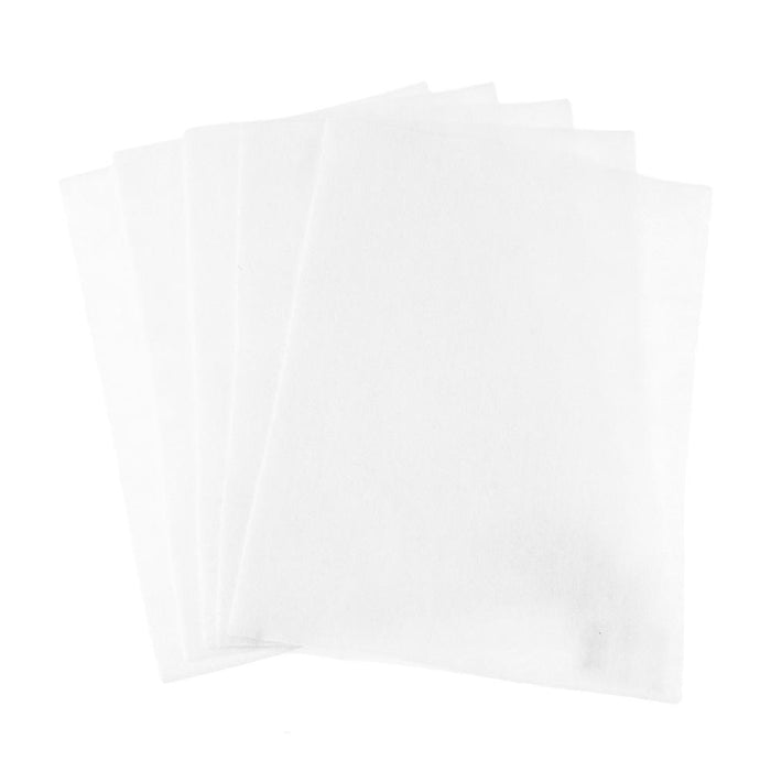 Premium Craft Felt Sheets, 8-1/2-Inch x 11-Inch, 5-Count, White