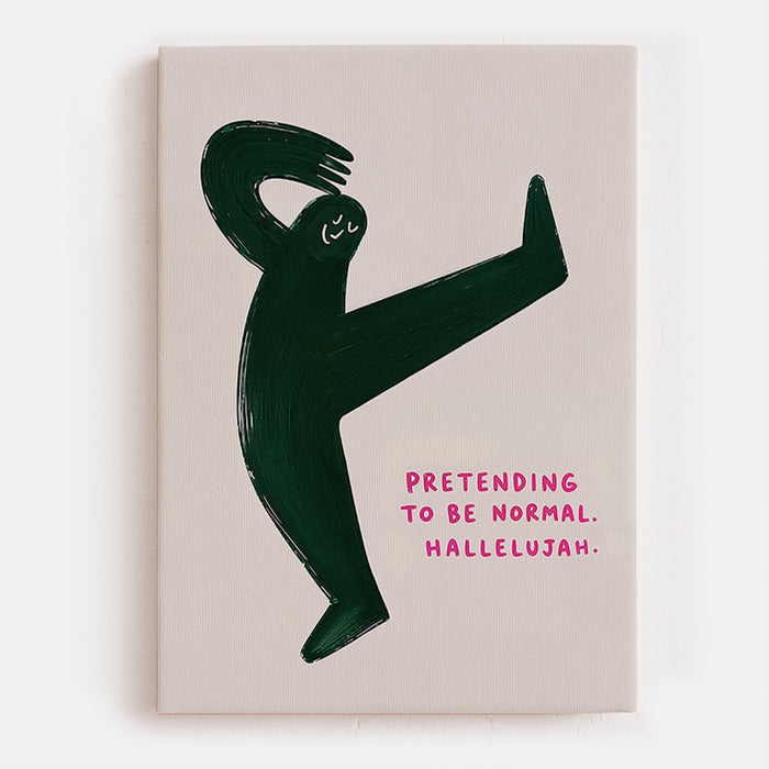 Pretending Hallelujah Canvas