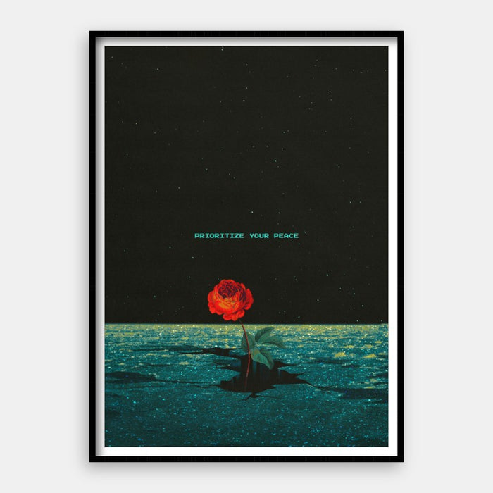 Prioritize Your Peace — Art Print Vertical #01