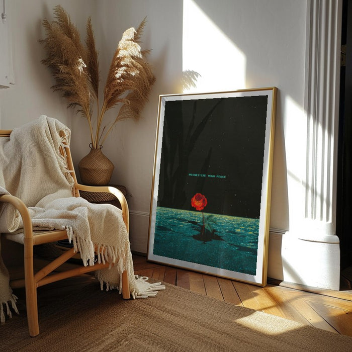 Prioritize Your Peace — Art Print Vertical #02