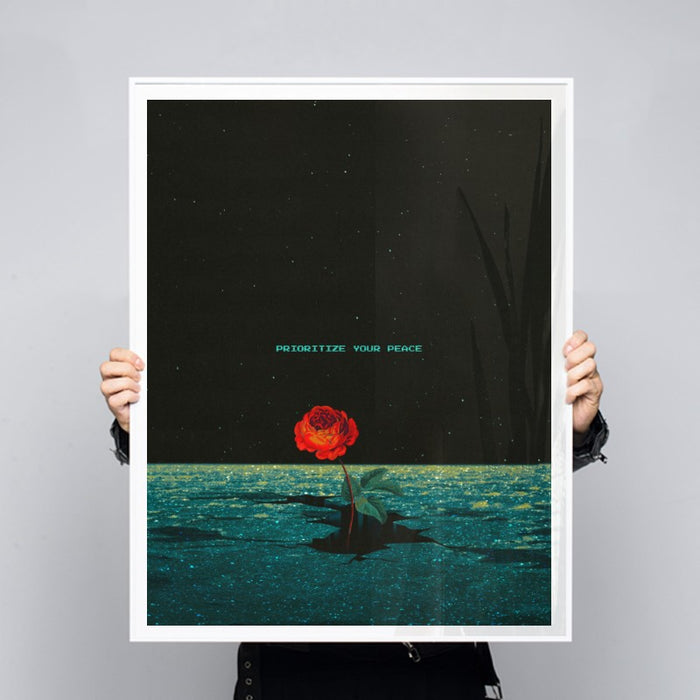 Prioritize Your Peace — Art Print Vertical #03
