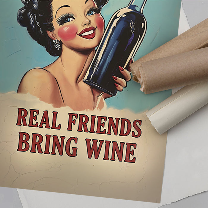 Real Friends Bring Wine