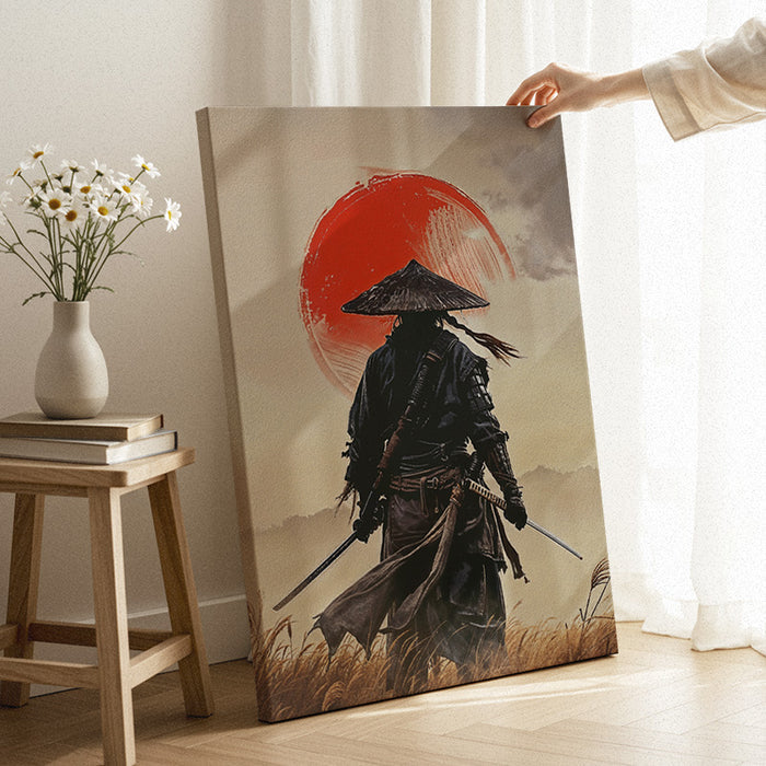 Red Sun Ronin Canvas