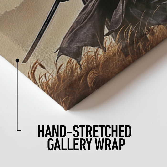 Red Sun Ronin Canvas