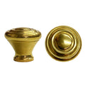 Round Brass Kitchen Cabinet Knobs, Paxton Hardware