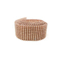 Rhinestone Ribbon Craft Trim, 1-1/4-Inch, 2 Yards, Rose Gold
