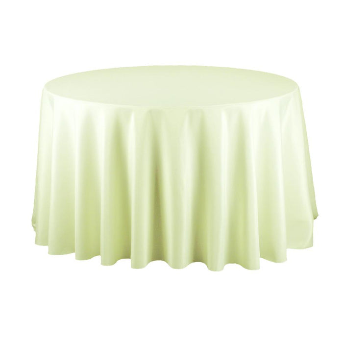 Round Polyester Tablecloth, 108-Inch