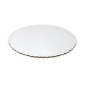 Round Scalloped Cake Circles, Silver,12-Inch, 6-Piece