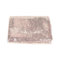 Round Sequin Tablecloth Cover, Rose Gold, 108-Inch