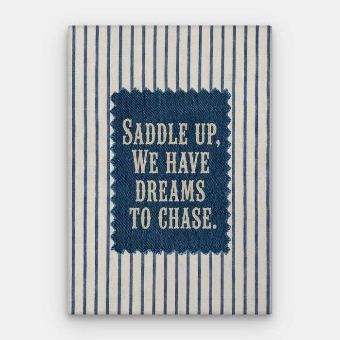Saddle Up Canvas — Canvas Vertical #01