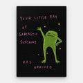 Sarcastic Sunshine Canvas — Canvas Vertical #01