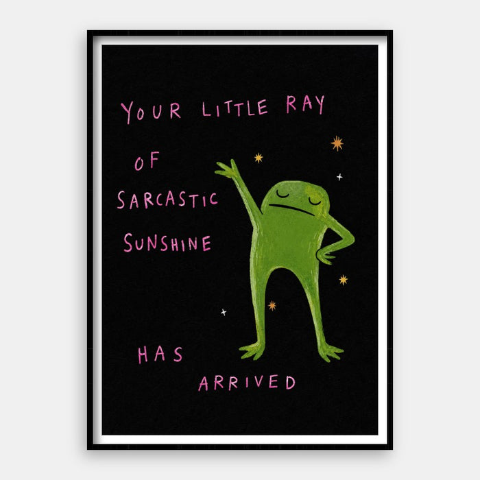 Sarcastic Sunshine — Art Print Vertical #01