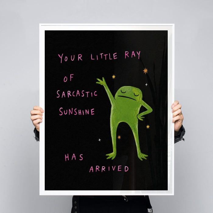Sarcastic Sunshine — Art Print Vertical #03